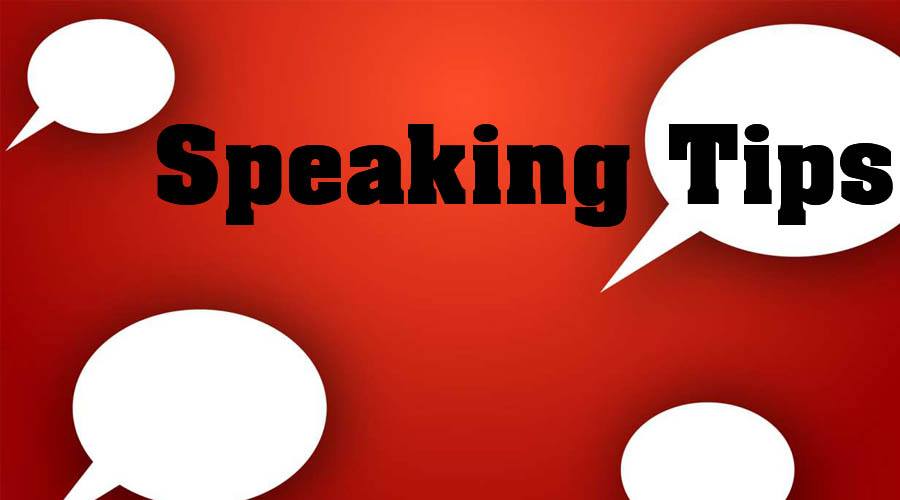 speaking tips